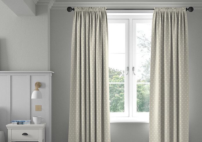Full Stop, Oatmeal - Made to Measure Curtains - Image 3